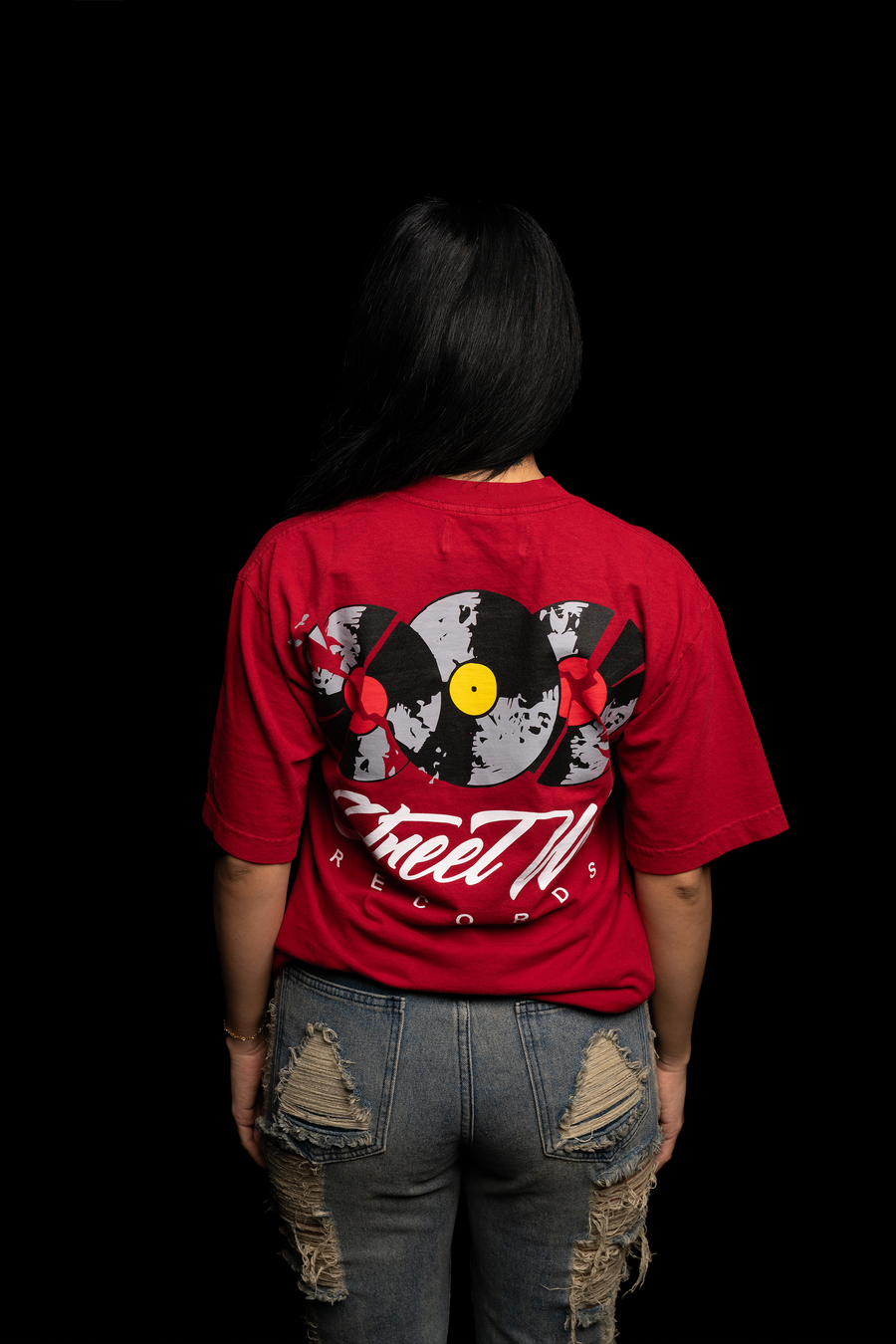 BROKEN RECORDS - RED S/S TEE