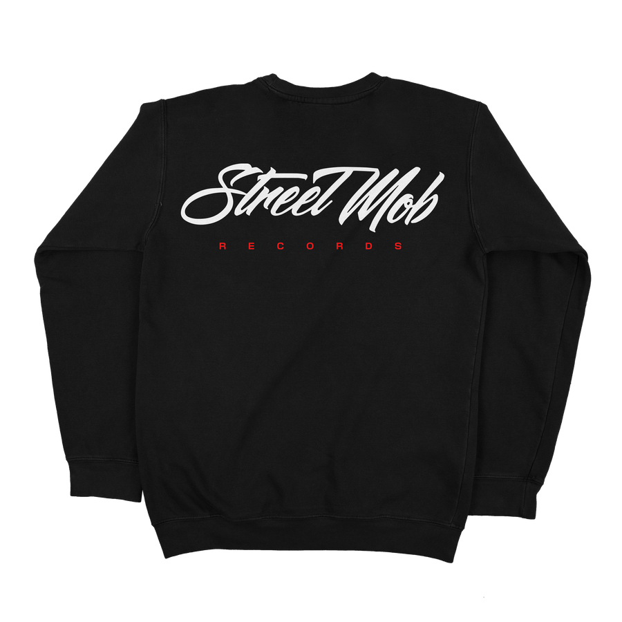 STREET MOB - BLACK CREWNECK