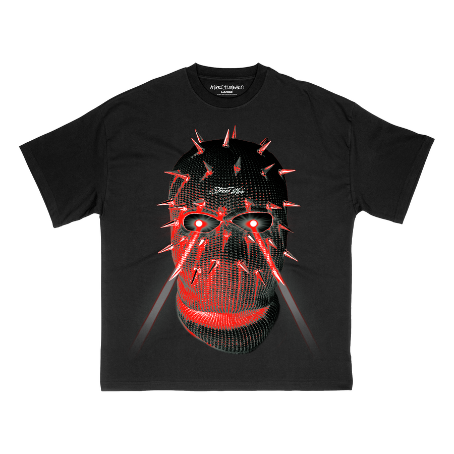 LASER VISION - BLACK S/S TEE