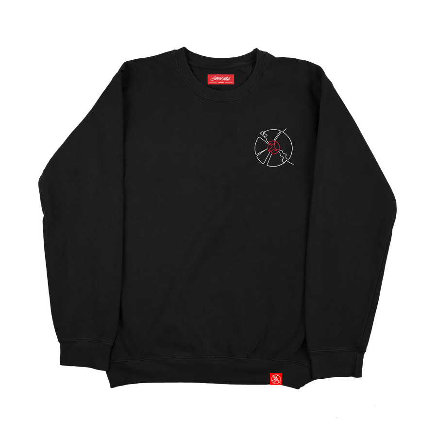 STREET MOB - BLACK CREWNECK